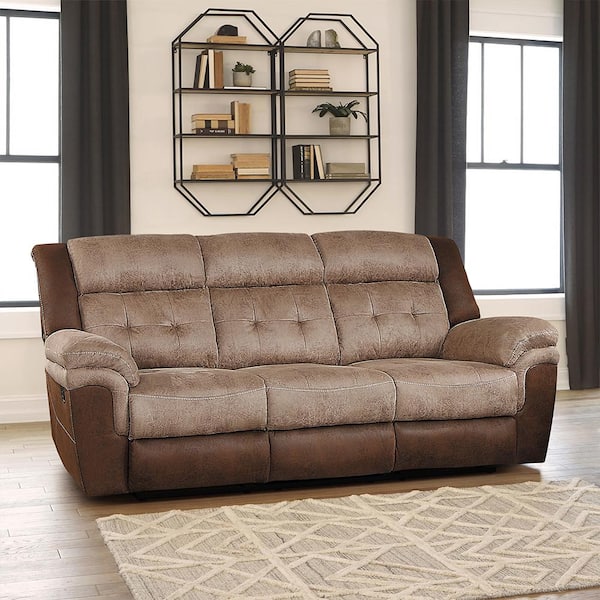 brown recliner couch