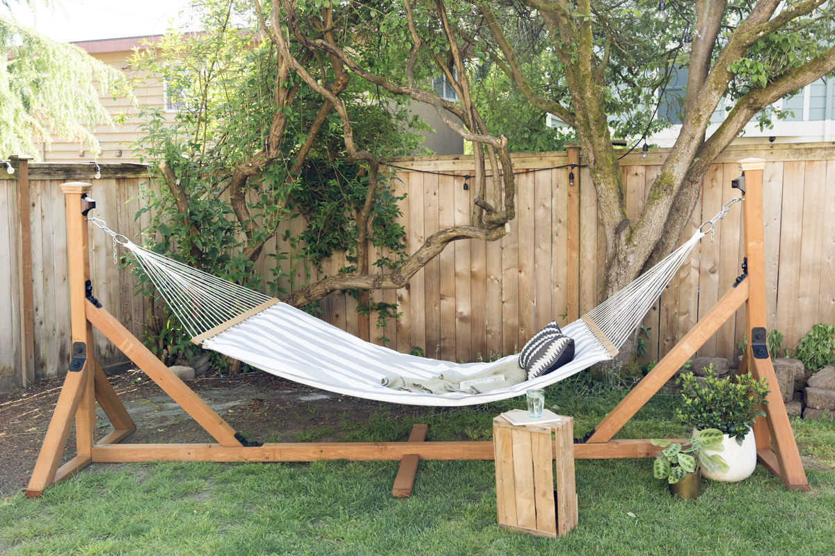 how to set up a hammock