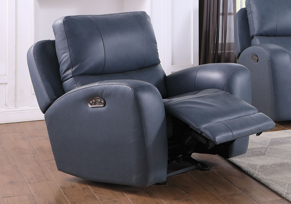 Indulge in Comfort: The Allure of a Blue Leather Recliner插图4