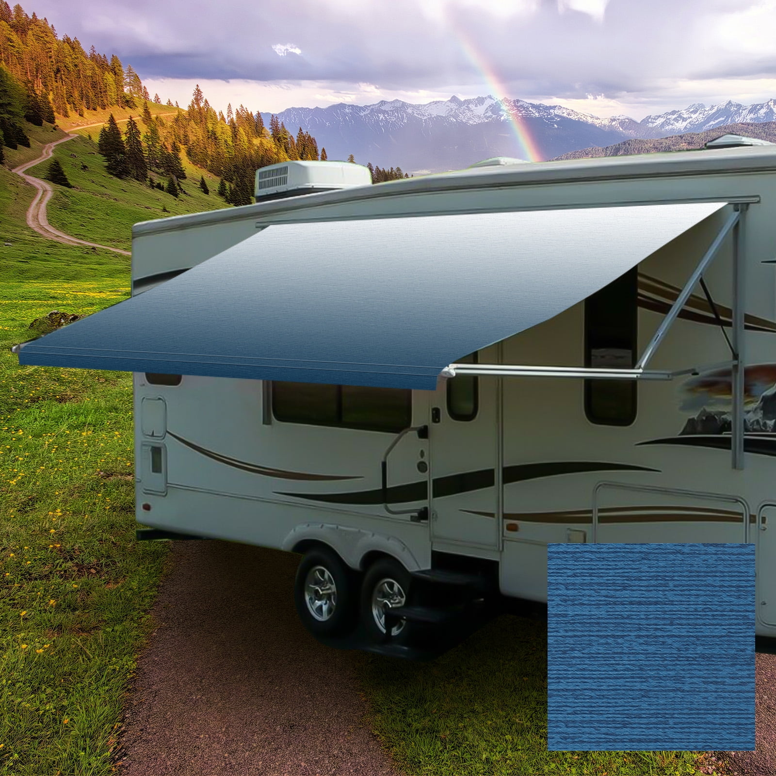 how to replace rv awning fabric