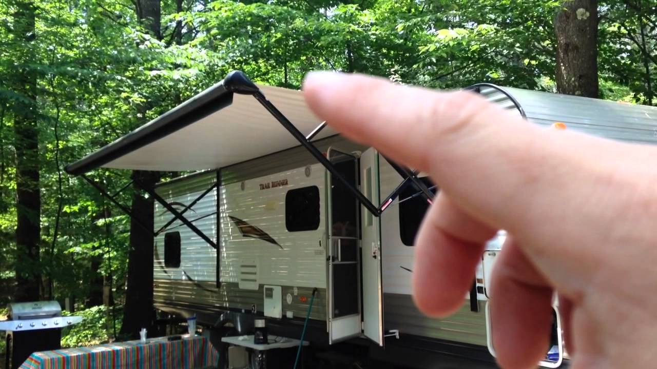 electric rv awning operation