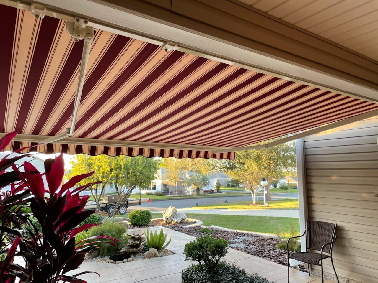 retractable awning installation