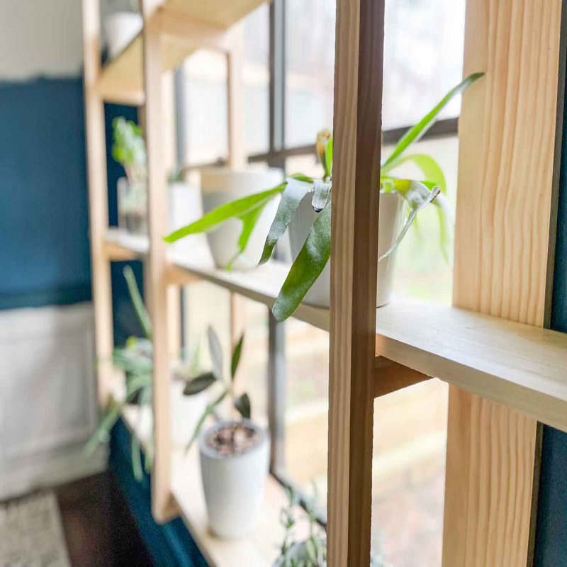 diy plant shelf