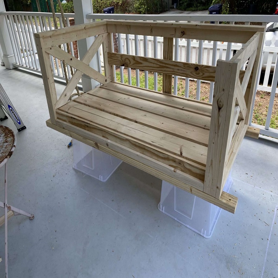 how to make a porch swing
