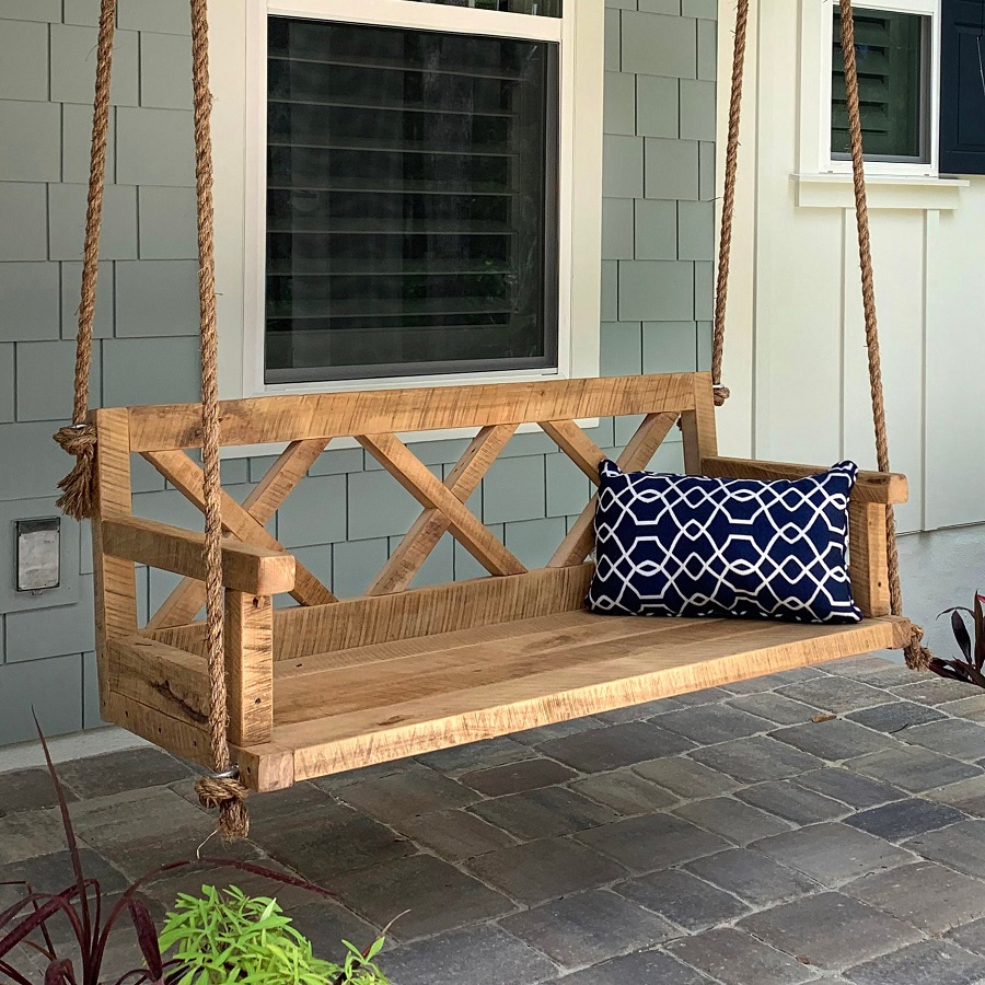 how to hang a porch swing 