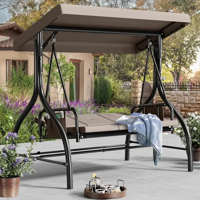 how to install porch swing