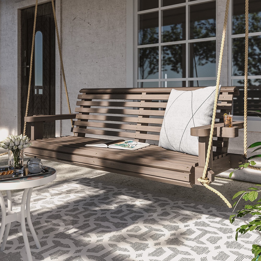 how to hang a porch swing with chains