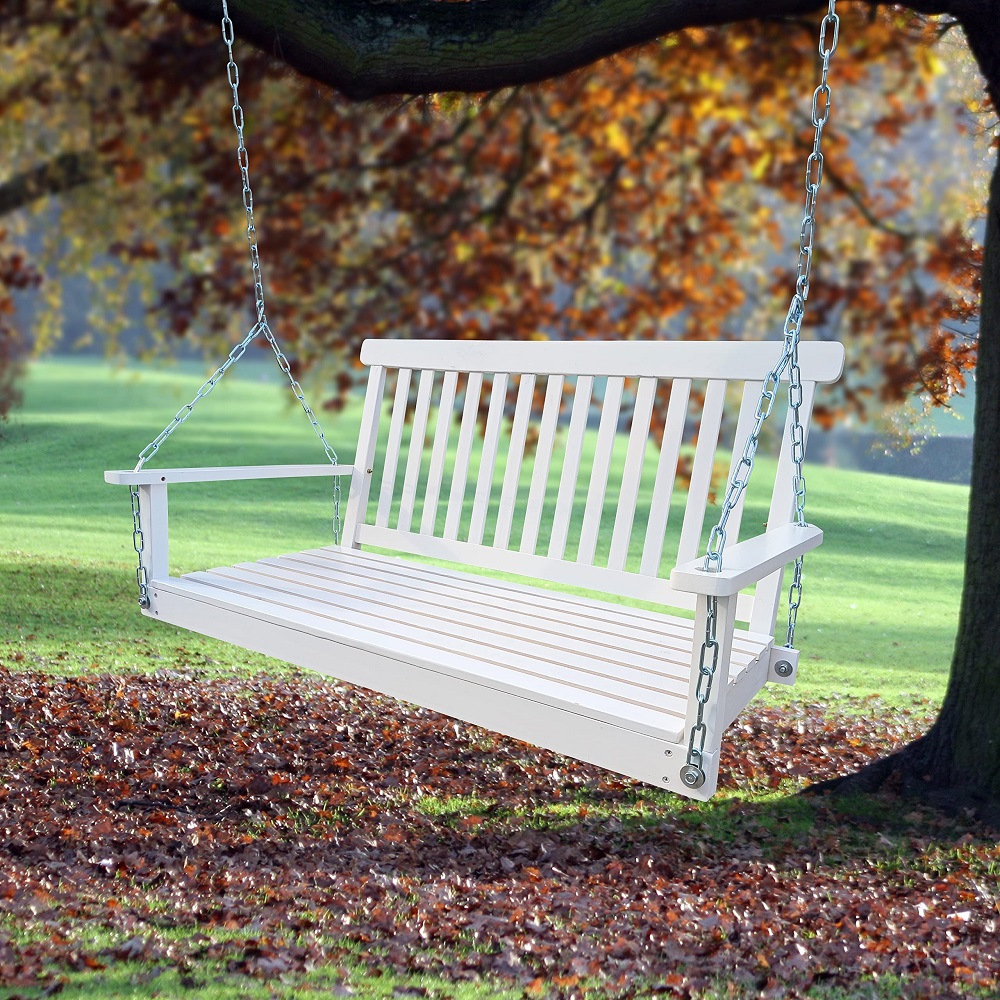 how to hang a front porch swing