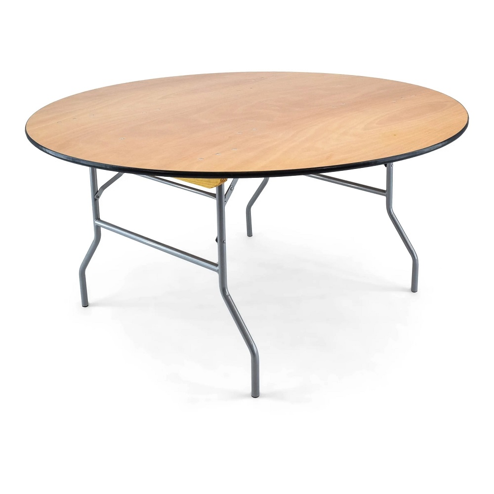 round folding table