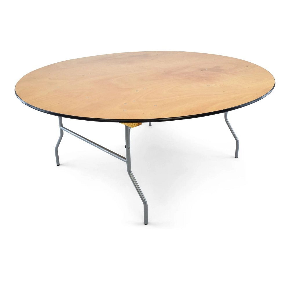 folding round table