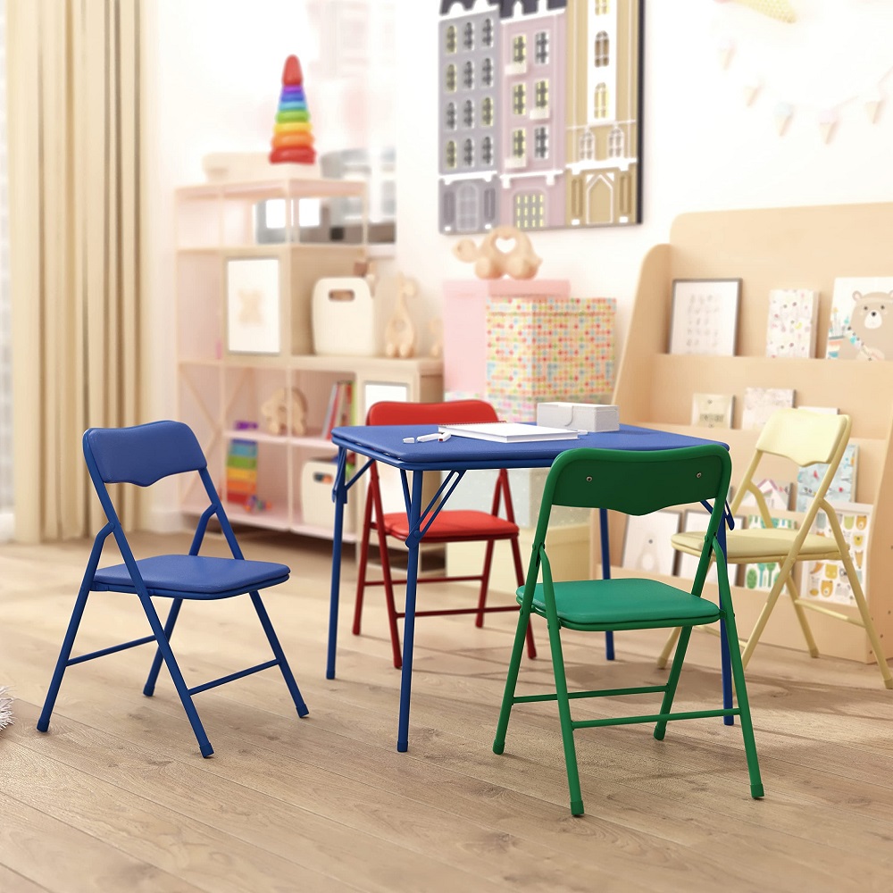 kids folding table and chairs