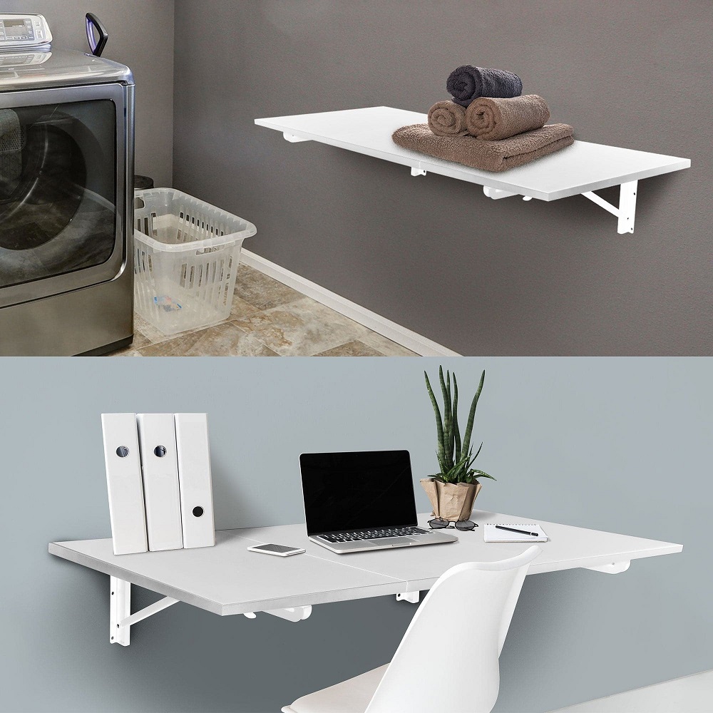 wall mounted folding table