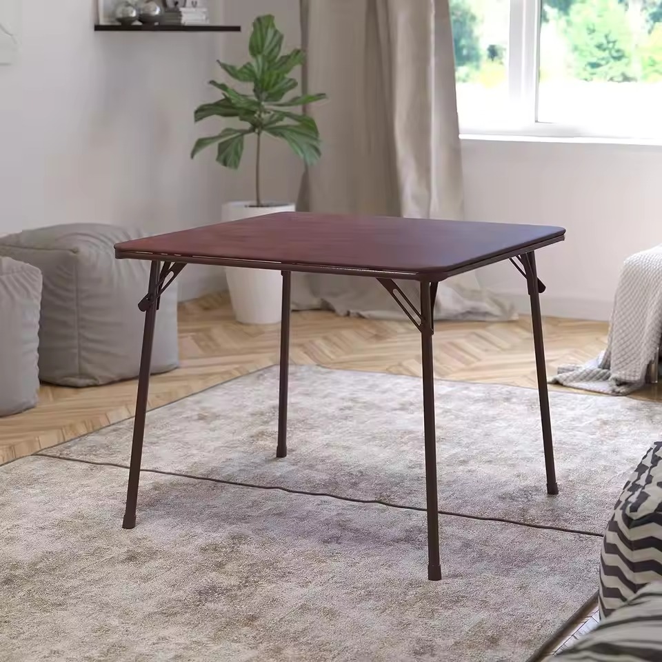 folding card table