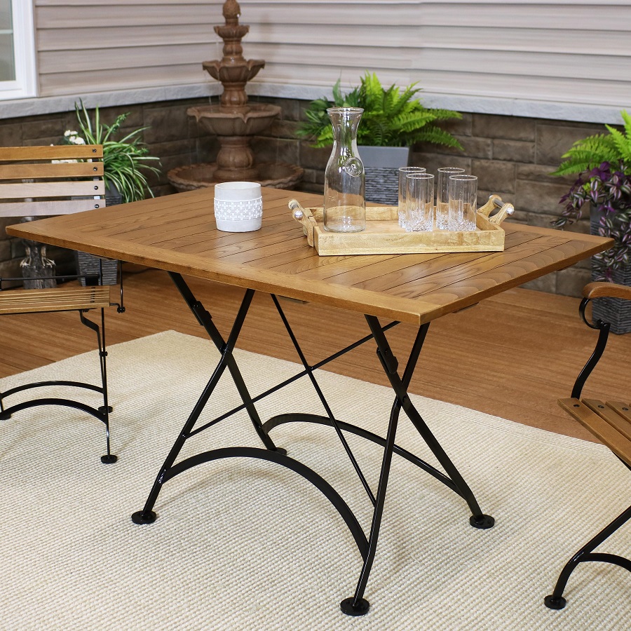 folding dining table and chairs