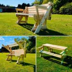 Convenient Furniture: Folding Picnic Table Bench Essentials