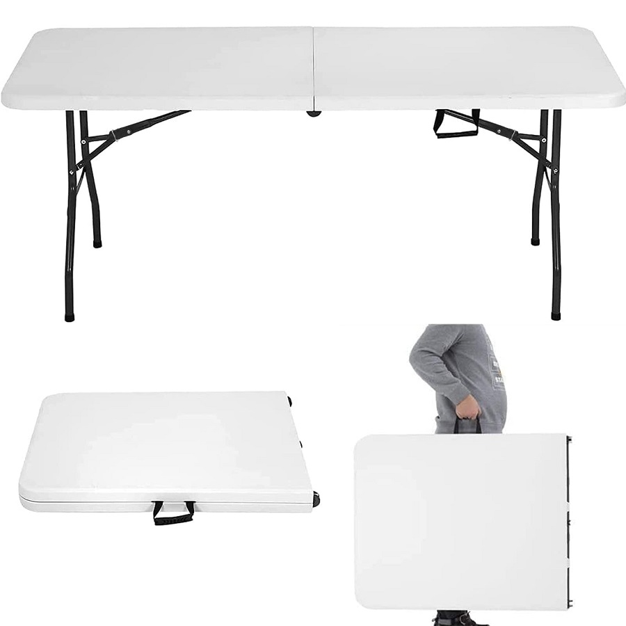 6' folding table