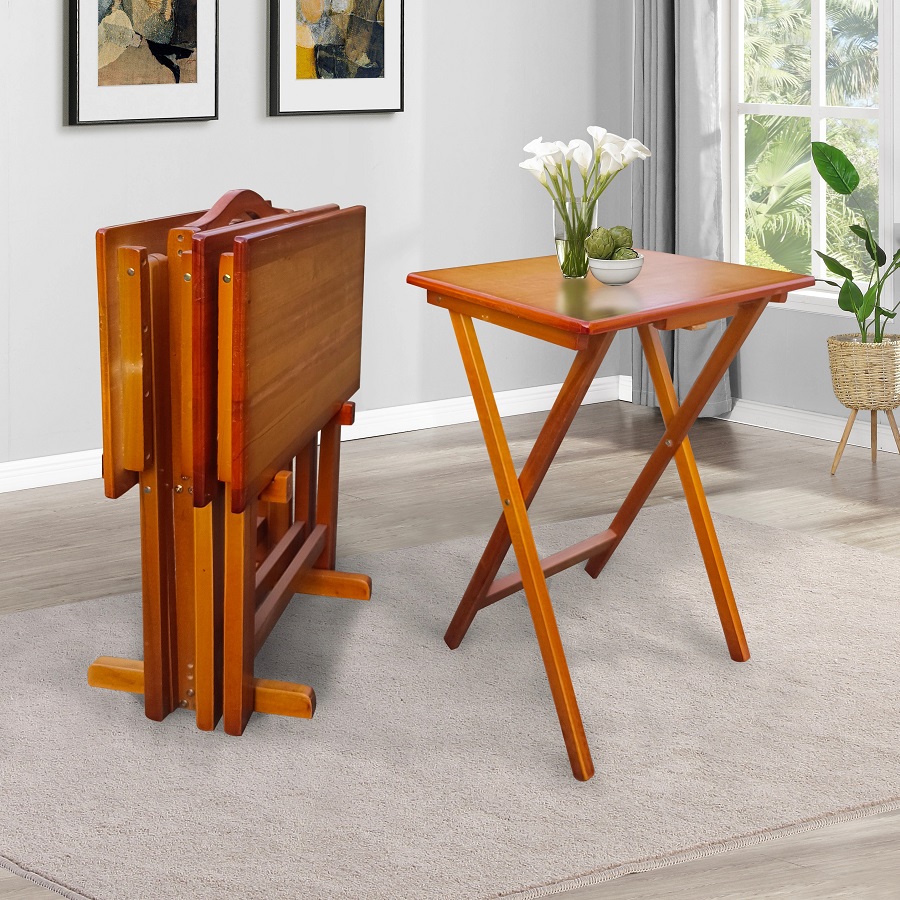 folding side table 