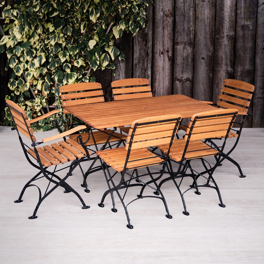 folding patio table
