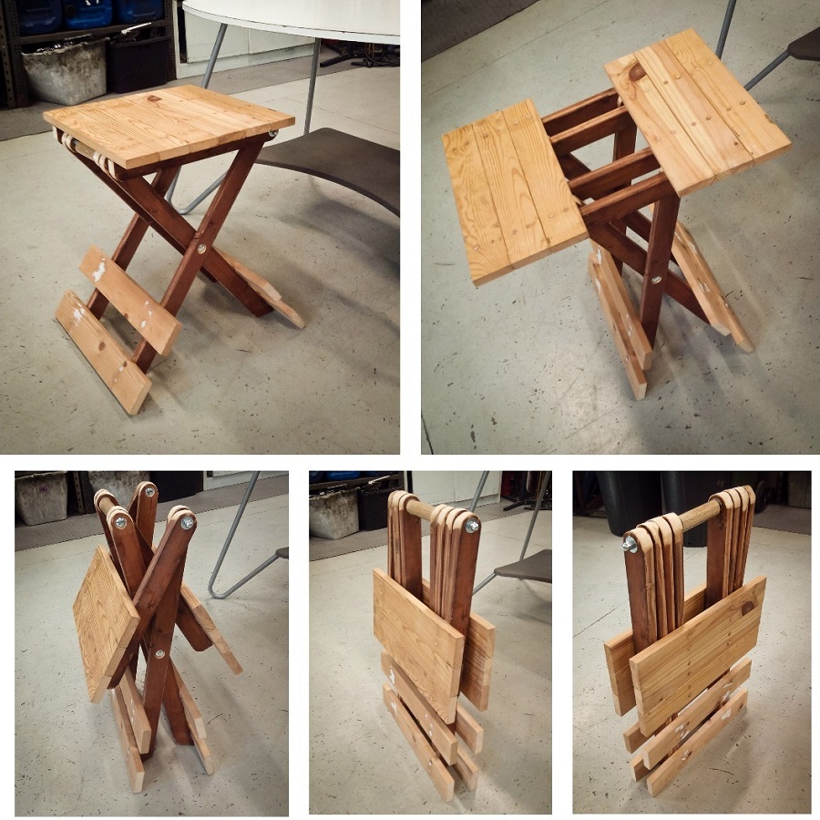 diy folding table
