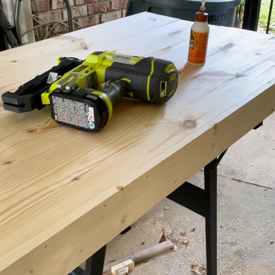 diy folding table
